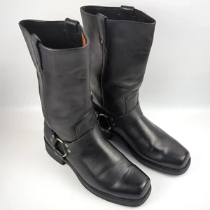 Harley Davidson 95354 Black Harness Motorcycle Boots Size 11 *READ DESCRIPTION* - Picture 1 of 16
