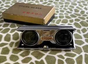 EMSON OPERA GLASSES *Vintage Butterfly* COATED LENS, Made in Japan, Excellent! - Picture 1 of 8