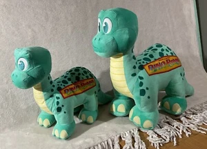 Disney Animal Kingdom Chester & Hester’s Longneck Large & Small Plush Dino-Rama - Picture 1 of 12