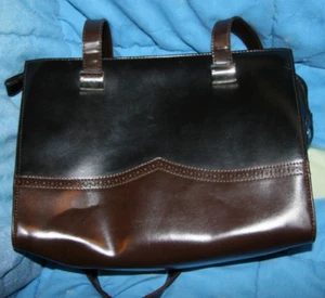 PRESWICK & MOORE  Calfskin Leather Shoulder Hand bag Purse Italy - Picture 1 of 24