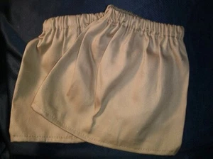 Hand-made Australian cotton gaiters - Sock protectors Khaki - Picture 1 of 2