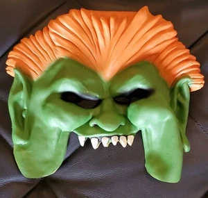Máscara de Halloween vintage Blanka Street Fighter. Rubíes de la década de 1990 - Imagen 1 de 1