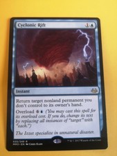 MTG Cyclonic Rift Rare Card Return to Ravnica