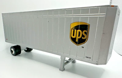 UPS Volvo Day Truck Double Pup Trailer 8.5" long - Image 1 of 4