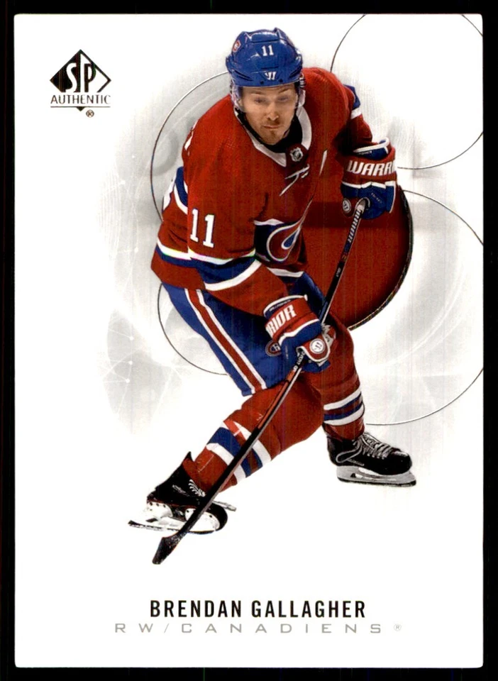 2020-21 SP Authentic Brendan Gallagher Montreal Canadiens #65 - Image 1 of 2