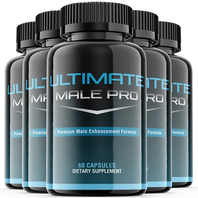 (5 Pack) Ultimate Male Pro, Ultimate Male Performance Supplement (300 Capsules) - Image 1 of 4