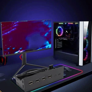 Hub pannello frontale USB 5,25 pollici 4 porte alta velocità stabile plug and play misura ottica - Foto 1 di 23
