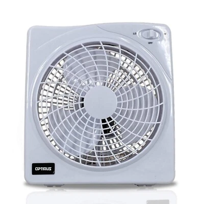 Ventilador eléctrico Optimus F-1022 10", blanco Foto 1 de 4