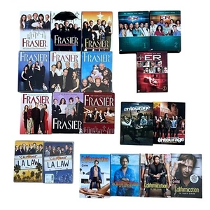 20 BOX SET LOT Frasier ER Californication Entourage LA Law DVD Network TV Series - Picture 1 of 2