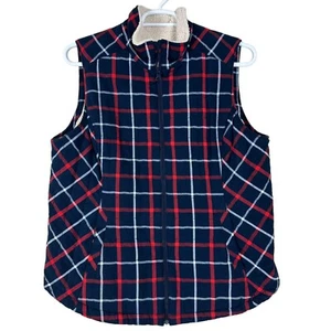 Chaleco de vacaciones aislado Duluth Trading Sherpa forrado ventana a cuadros para mujer XL - Imagen 1 de 10