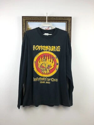Camisa De Colección Años 2000 The Offspring Conspiracy of One Band Manga Larga Talla XL Foto 1 de 4