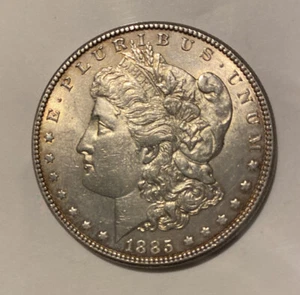 Dólar de plata Morgan 1885 $1 sin circular - Imagen 1 de 2