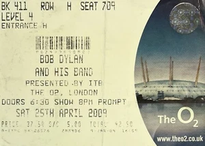 Bob Dylan - London, UK (2007) Original Concert Ticket - Picture 1 of 4