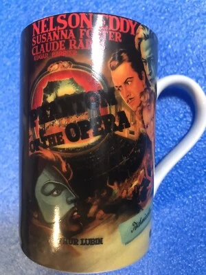 Taza Konitz Fantasma de la Ópera LUBIN Terror Nelson Eddy Regalo Grande 16 Oz. Foto 1 de 4