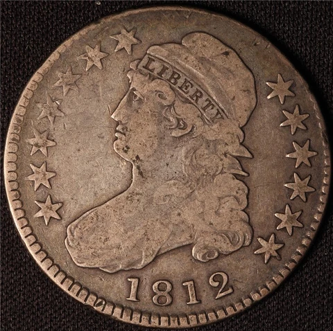 1812 Capped Bust Half Dollar! Cover