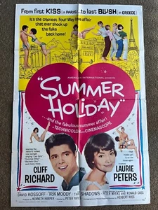 SUMMER HOLIDAY  original U.S ONE SHEET- CLIFF RICHARD - Picture 1 of 1