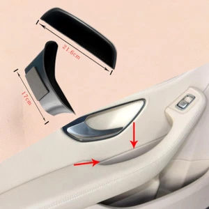 Black Inner Rear Door Box Armrest Storage For Mercedes-Benz C class 2014-15 W205 - Imagen 1 de 5