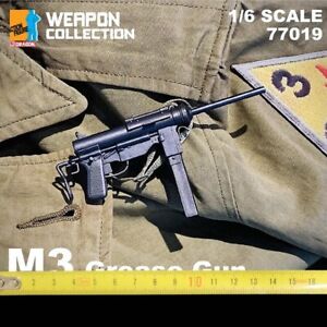 Dragon Models 1/6 scale M3 Grease Gun for 12" Action Figures 77019 plastic