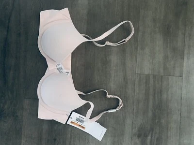 NWT Calvin Klein 32A Perfectly Fit Full Coverage Underwire T-ShirtBra F3837 Pink - Image 1 of 4