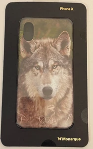 Monarque iPhone X Wolf Print Phone Case - Picture 1 of 3