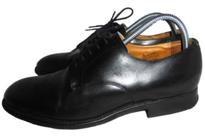 ZAPATO DERBY CHURCH'S CRANFELD HOMBRE CUERO NEGRO CON CORDONES TALLA UK 8 EU 42 US 9 EN MUY BUENA CONDICIÓN - Imagen 1 de 24
