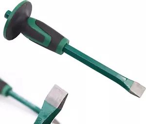 12" Heavy Duty Mason Chisel with Hand Guard - Picture 1 of 5