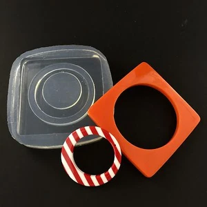 JEWELRY SET BRACELET & EARRING/PENDANT CLEAR SILICONE MOLD (MS123) - Picture 1 of 5