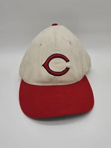 Cincinnati Reds Vintage Roman USA Fitted Cap 7 1/8 Cooperstown Collection - Picture 1 of 7