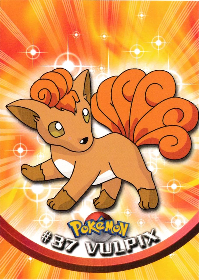 VULPIX # 37, SERIES 1, YEAR 1999, TOPPS, BLUE LOGO IN NM CONDITION - Image 1 of 1