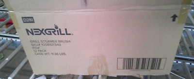 Nexgrill Grill Brush with Scraper Stainless Steel/Plastic Black 19" 530-0024 - Image 1 of 4