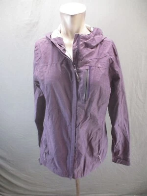 Chaqueta de lluvia Paradox talla M para mujer púrpura 100 % nailon cremallera completa cuello alto 618 Foto 1 de 4