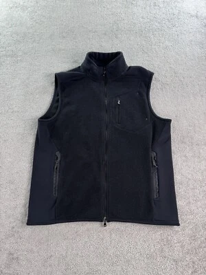 Chaleco RLX Ralph Lauren Para Hombres Grande Negro Polar Pila Cremallera Deportes al Aire Libre Ropa Activa Foto 1 de 4