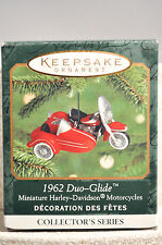 Hallmark - 1962 Duo-Glide Miniature Motorcycle -  Harley Davidson - Ornament