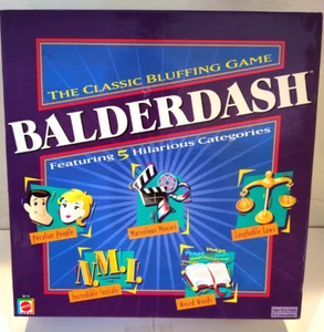 2003 Balderdash: The Classic Bluffing Game Board Game COMPLETE - Picture 1 of 4