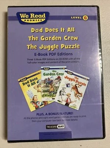 We Read Phonics: 3 PDF Book set Dad Does it All, The Garden Crew + more! #143 - Picture 1 of 2