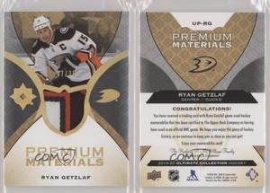 2019-20 Upper Deck Ultimate Collection Premium Materials /35 Ryan Getzlaf #UP-RG