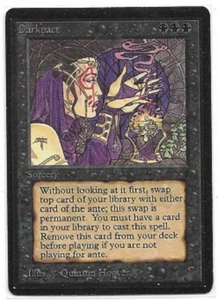 MTG magic cards 1x Darkpact Beta Light Play, English - Picture 1 of 2