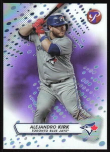 2023 Topps Pristine Alejandro Kirk #159 Purple Refractor #'d /99 Blue Jays - Picture 1 of 2