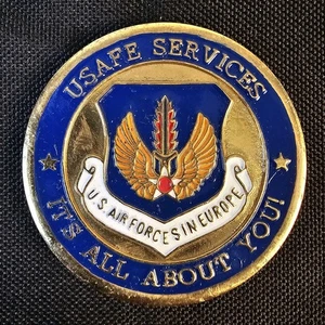 Moneda Desafío Servicios USAFE Fuerza Aérea de Estados Unidos en Europa - Imagen 1 de 8