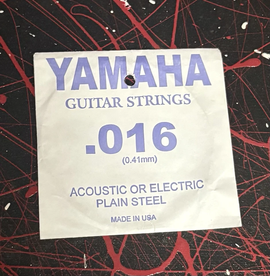 Cuerdas de guitarra Yamaha vintage acústicas o eléctricas 0,016/0,41 mm Foto 1 de 1