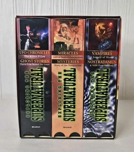 Exploring the Supernatural VHS Tape Box Set UFO Ghost Stories Vampires Mysteries - Picture 1 of 10
