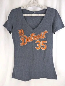 MLB Detroit Tigers Verlander 35 V-Neck Tee Shirt Vintage 2015 Campus Lifestyle  - Bild 1 von 11