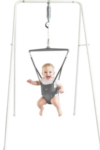 Jolly Jumper *Classic* (GRAY) W/ Stand and Door Clamp - Baby Exerciser - Picture 1 of 7
