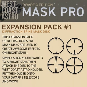 DWARF 3 - MASK PRO Expansion #1 (Diffraction Spike Masks) - Picture 1 of 7