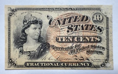 10 Cent US Fractional Currency, 4th Series - Image 1 of 2