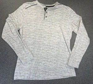 Modern Culture Herren Henley Hemd Größe M Langarm Meliert Freizeit - Bild 1 von 8