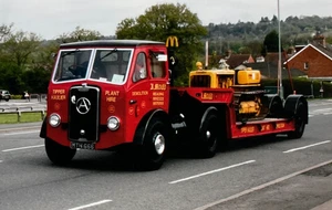 1956 Atkinson Silver Knight  Artic  - Colour   Photograph-6ins x 4ins-MTH 666 - Picture 1 of 1