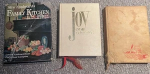 3 Vintage Cookbook Joy Of Cooking Mrs. Appleyards Family Kitchen Family Cookbook - Bild 1 von 12