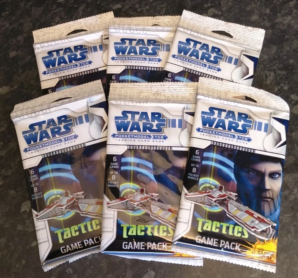STAR WARS POCKET MODE TCG GAME The Clone Wars Tactics Obi Wan Bundle FREE UK P/P - Image 1 of 4