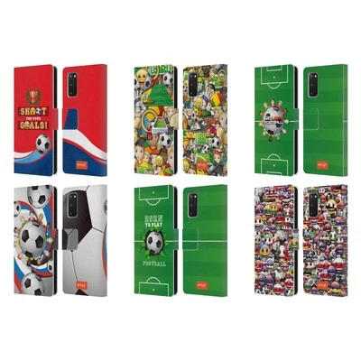 OFFICIAL emoji® WORLD CUP LEATHER BOOK CASE FOR SAMSUNG PHONES 1 - Image 1 of 4